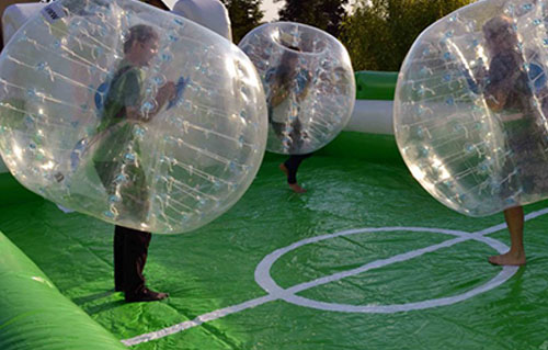 Alquiler der bumper balls fútbol Barcelona