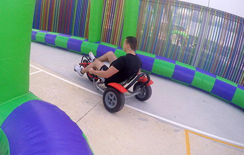 Alquiler de circuito hinchable balance bike Barcelona