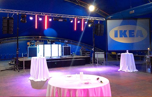 Alquiler de pantallas de proyección barcelona