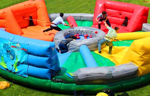 Alquiler de hichable Tragabolas Humano Barcelona