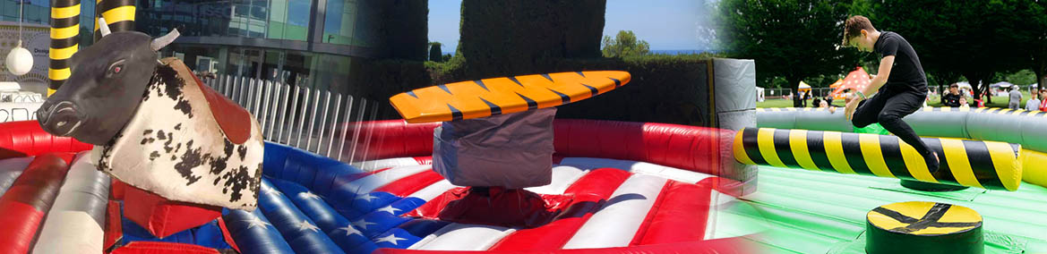 Alquiler atracciones mecánicas en Barcelona