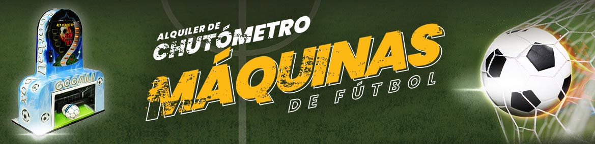 Alquiler Máquinas de Fútbol en Barcelona
