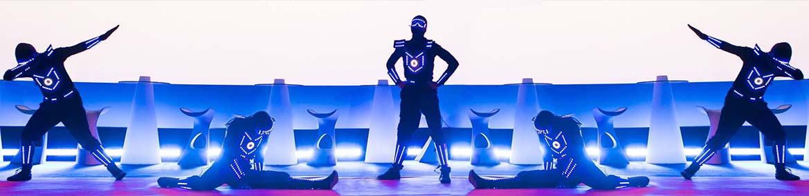Espectáculos con trajes leds Barcelona