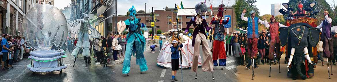 Espectáculos de pasacalles en Barcelona