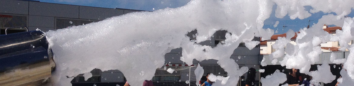 Alquiler de fiestas d ela espuma en Barcelona