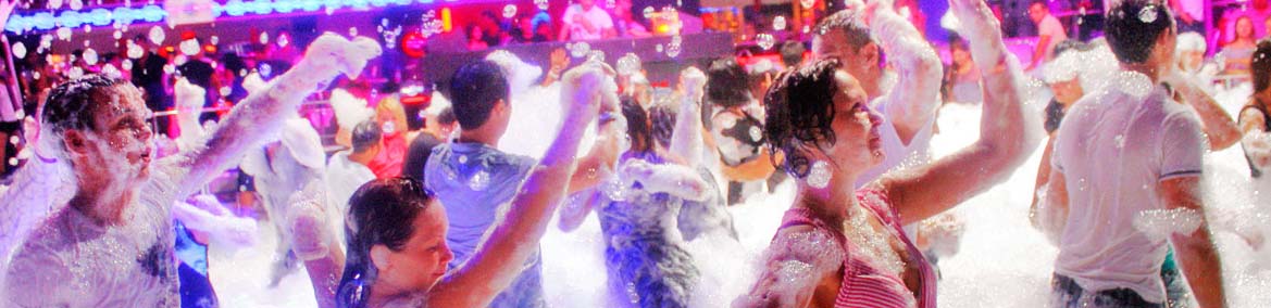 Alquiler de cañon de espuma para fiestas en Barcelona