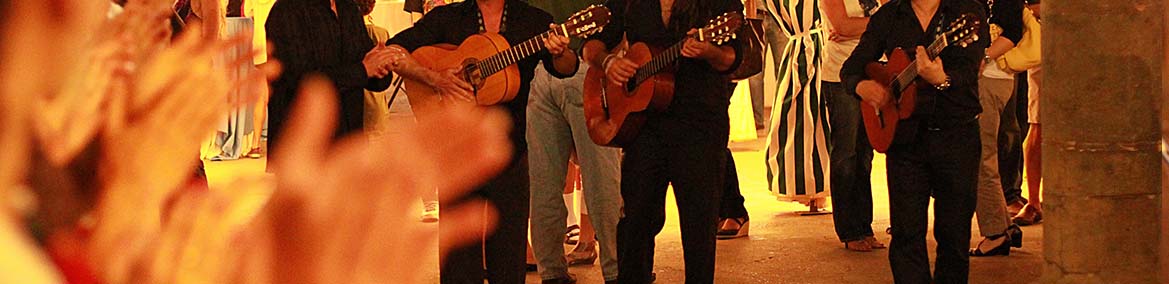 Cuadro flamenco para fiestas en Barcelona