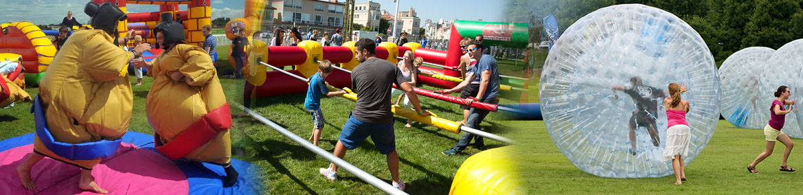 Hinchables WipeOut o Humor Amarillo en Barcelona