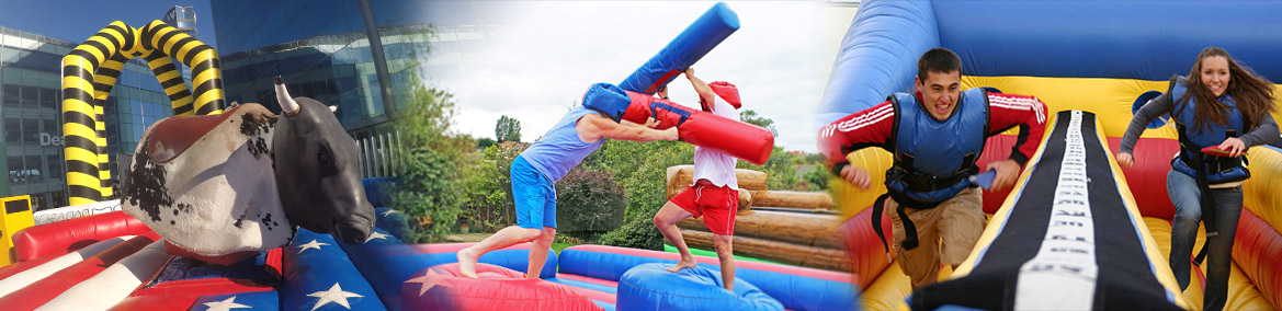 Aqluiler de Hinchables de Humor Amarillo en Barcelona