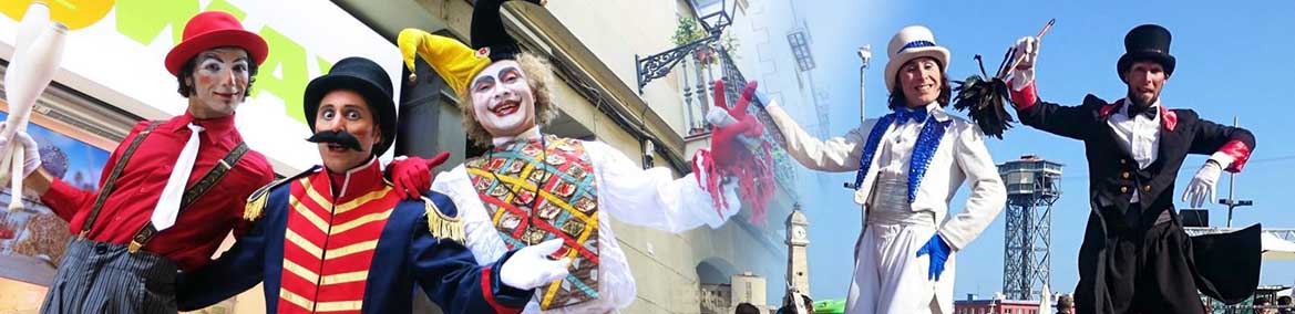 Malabaristas y zancudos en Barcelona