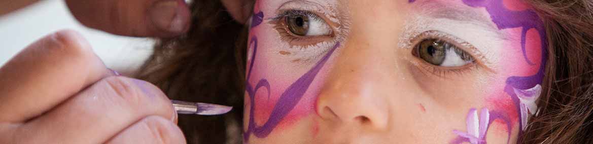 Pintacaras en Barcelona