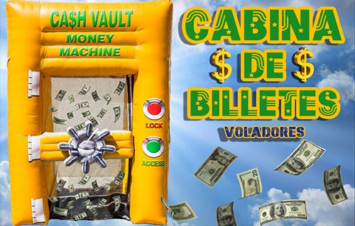Alquiler cabina de billetes voladores barcelona