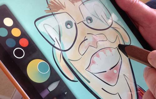 Caricaturistas digitales en barcelona
