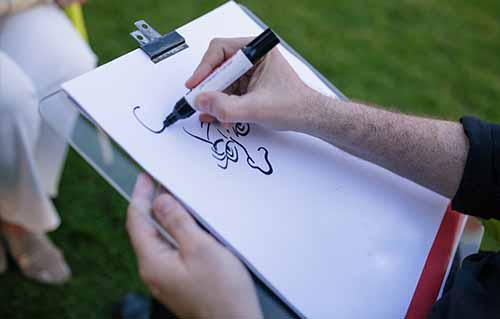Caricaturista para bodas en barcelona