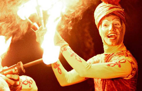 Espectáculos de fuego en Barcelona