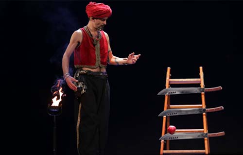 faquir con espadas Barcelona