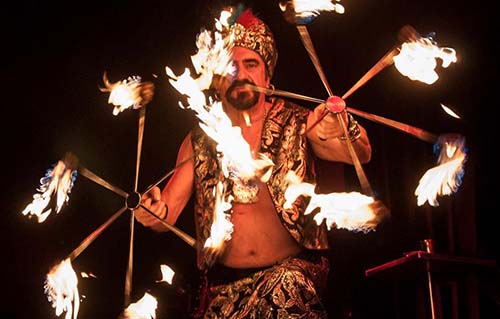 Espectáculos de fuego en Barcelona