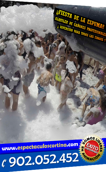 Contratar Fiesta de la espuma Barcelona