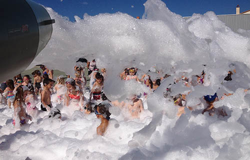 Alquiler de fiesta de la espuma en Barcelona