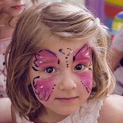 pintacaras fiesta infantil barcelona