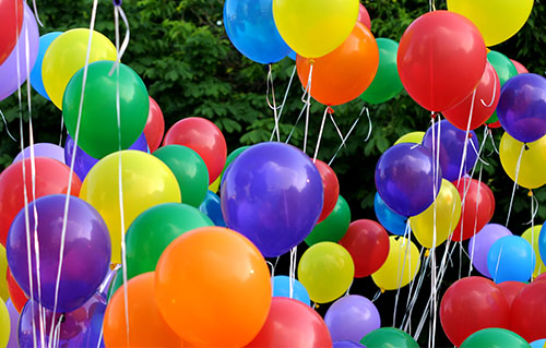 Deocración con globos de helio Barcelona