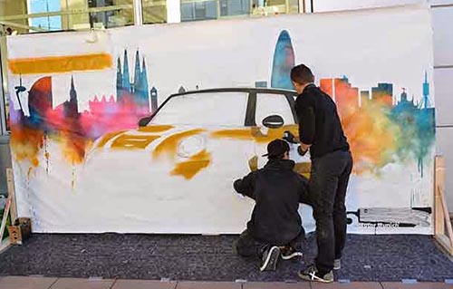 Graffitis en directo para eventos Barcelona