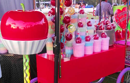 Alquiler de carritos de Manzanas de Caramelo Barcelona