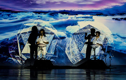 Espectáculo Mapping con Música Barcelona