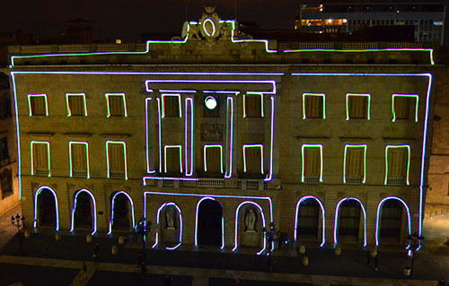 Mapping en Fachadas Barcelona
