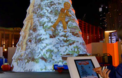 Espectáculo Mapping interactivo en Barcelona