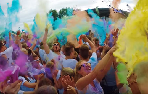 Organización fiesta holi para eventos Barcelona