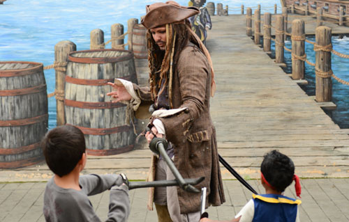 Personajes temáticos para fiestas en Barcelona