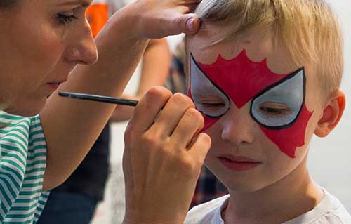 Pintacaras para fiestas infantiles Barcelona
