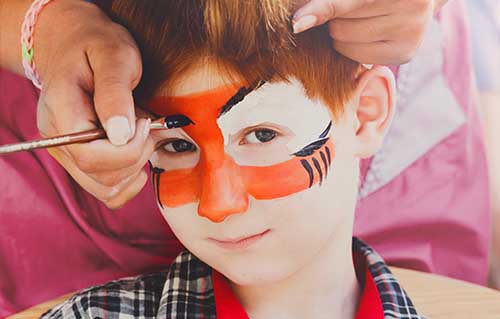 Pintacaritas para fiestas escolares en Barcelona