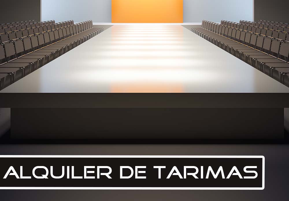 Alquiler de tarimas para eventos Barcelona