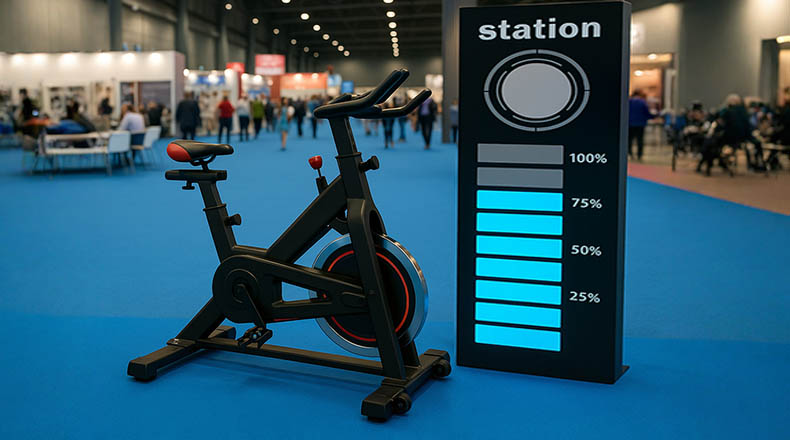 Alquiler bicicleta que genera energia Barcelona