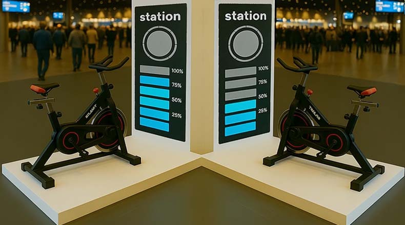 Alquiler bicicletas generadoras de electricidad Barcelona