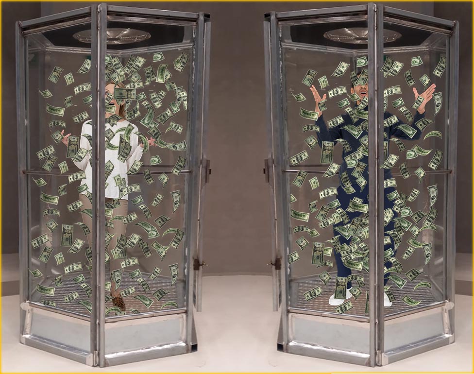 Alquiler Cabinas de Billetes Voladores en Barcelona