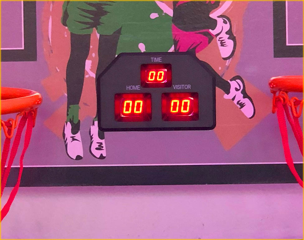 Alquiler de canasta de basket electrónica Barcelona