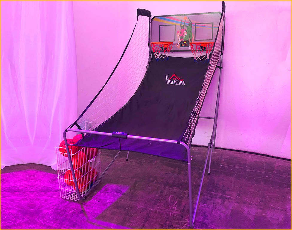 Alquiler canastas de baloncesto electrónicas