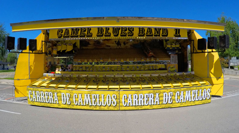 Alquiler carrera de camellos en Barelona