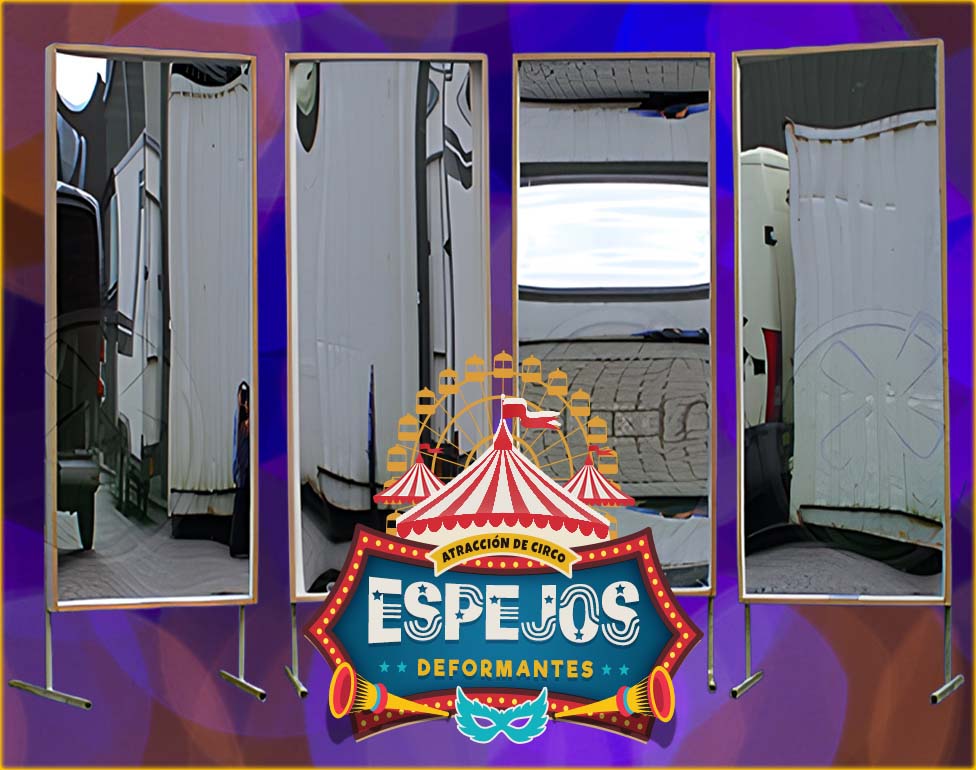 Alquiler espejos de circo en Barcelona