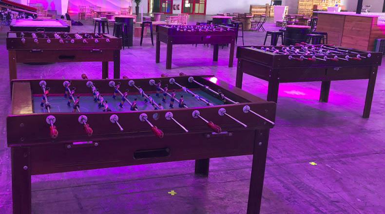 Alquiler de futbolines en la ciudad de Barelona