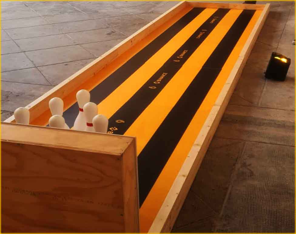 Alquiler juego de bolos portátil en Barcelona
