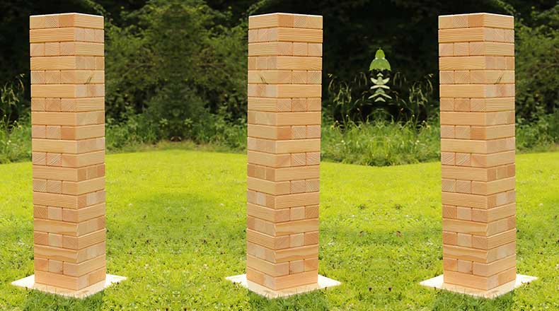 Alquiler Juegos Gigantes de Madera en Barcelona