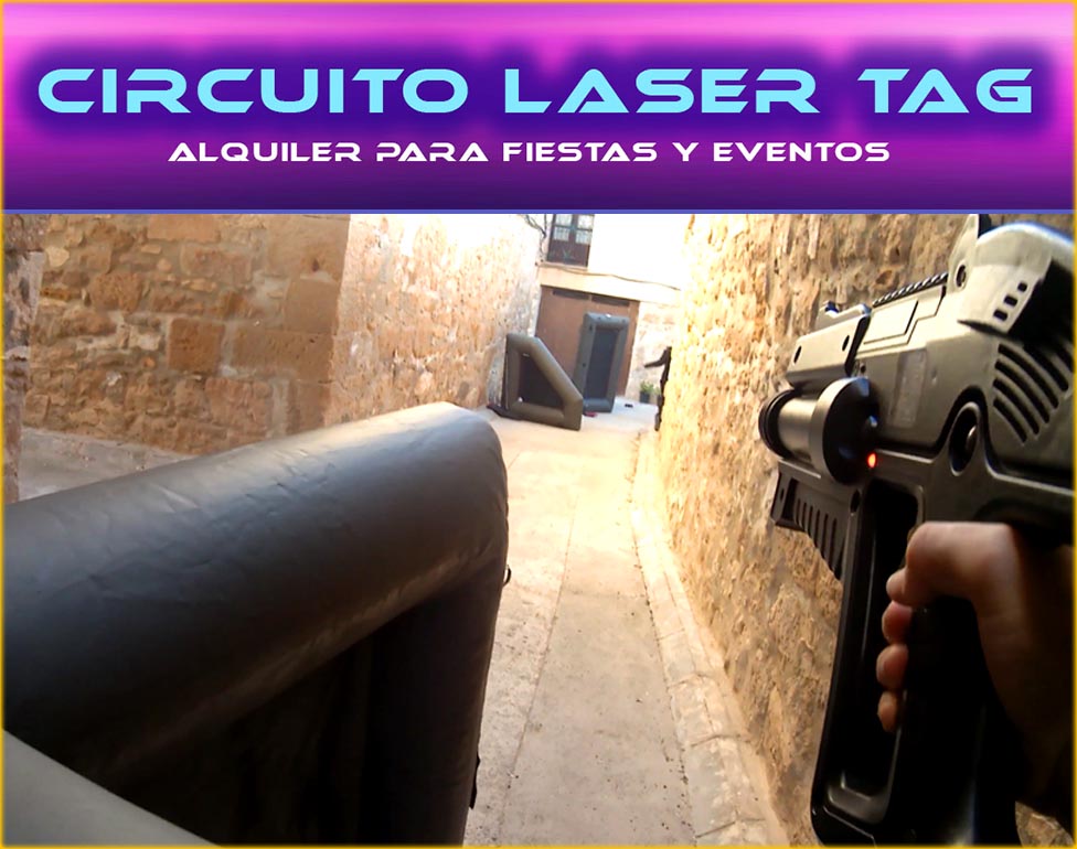 Alquiler Láser Tag móvil en Barcelona