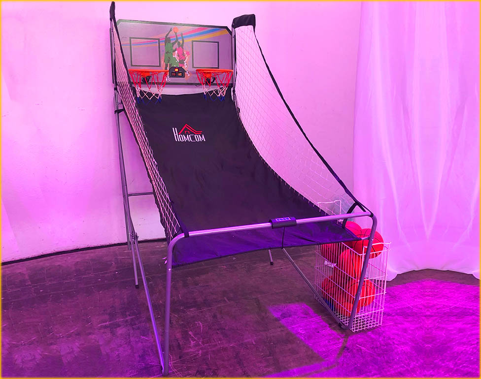 Alquiler maquina de baloncesto electrónica Barcelona