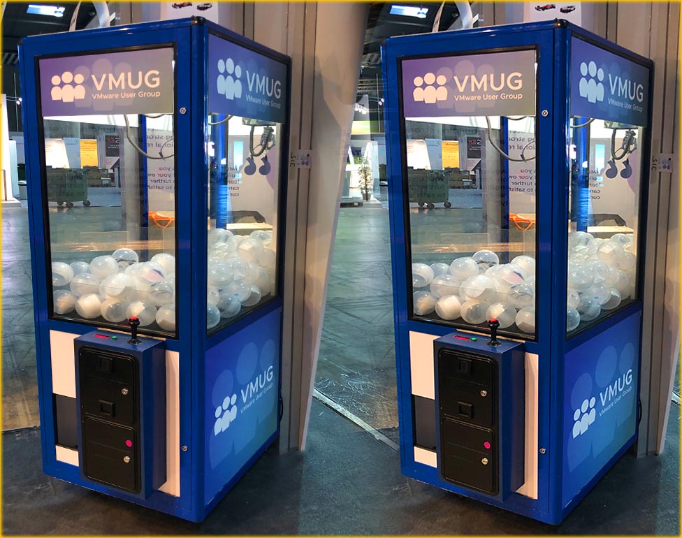 Alquiler maquinas recreativas de gancho en Barcelona