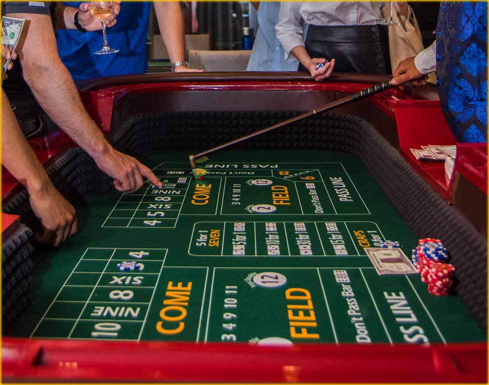 Alquiler Mesas de Daods Craps en Barcelona