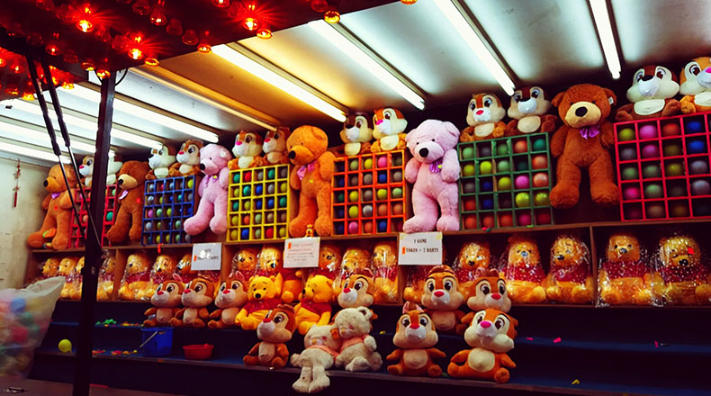 Alquiler de tómbola de feria para eventos en Barcelona